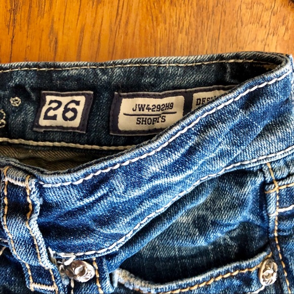 *Sold* Cowhide Miss Me Shorts 26 - Picture 3 of 8